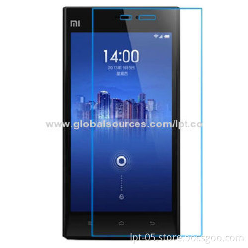 Tempered glass anti shock screen protector for xiaomi 3